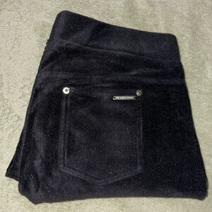 Michael Kors - women black sparkly leggings size L